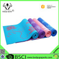 Non-Slip 6P Free Eco-Friendly Pilates Exercise Yoga Mat Print PVC Yoga Mat
